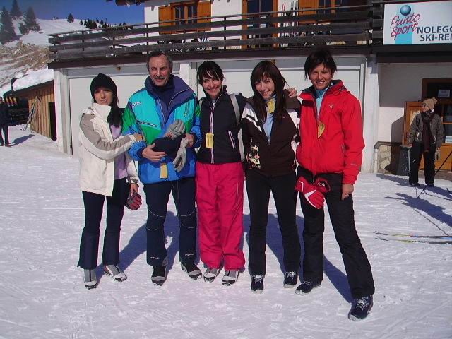 Foto di gruppo a Passo Coe