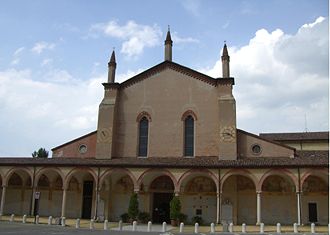 Facciata d'ingresso al Santuario